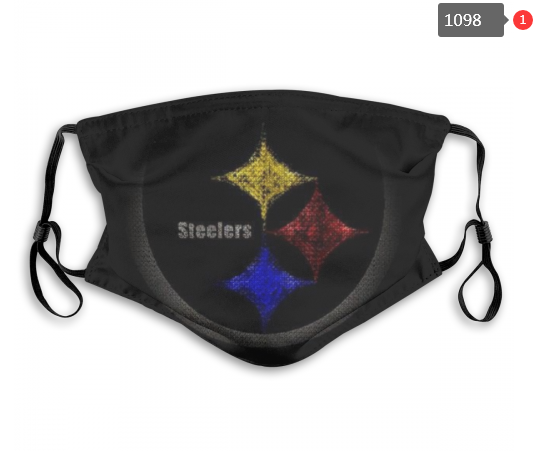 NFL Pittsburgh Steelers #20 Dust mask with filter->nfl dust mask->Sports Accessory